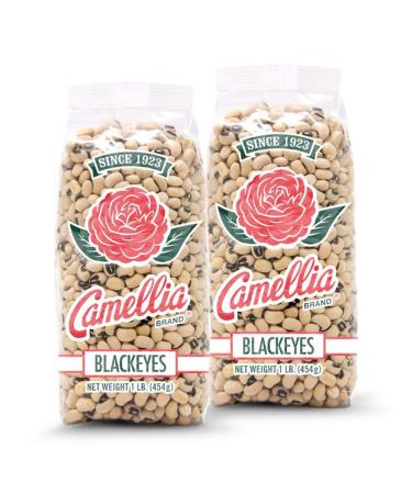 Camellia Brand Dried Black Eye Peas, 1 Pound (Pack of 2)