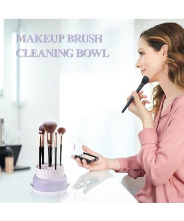 3 in 1 Silicone Makeup Brush Cleaner Bowl - Drying Holder & Cleaning Mat Tool for Cosmetic Brushes | International Shipping Available - Buy Online on SooperMarket.com