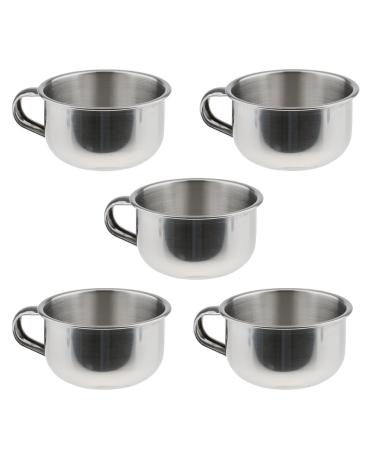 Buy F Fityle 5 Pieces Stainless Steel Beard Shaving Bowl Set for Men | Premium Barber Essentials for Grooming | International Shipping Available - Buy Online on SooperMarket.com