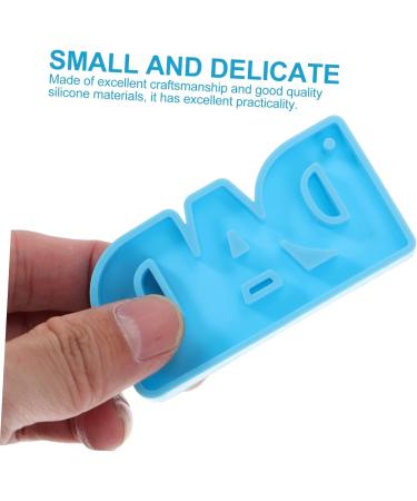 STOBOK 3 Pcs Silicone Mold Dad Keychains Mold Straw Hats for Kids Letter Molds for Chocolate Letter Keychain Silicone Keyring Molds for Resin Template Mother Silica Gel Candy - Buy Online on SooperMarket.com