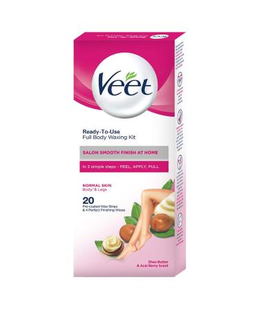 Veet Full Body Waxing Kit - Normal Skin (Pack of 1) by Veet