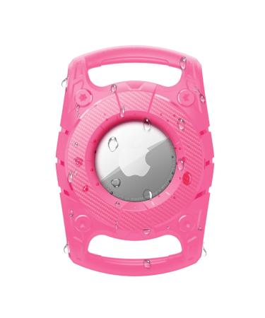 Airtag case waterproof - OneOnta Airtag dog - Airtag dog collar - Airtag collar dog - Apple Airtag dog - Airtag trailer dog - Air day dog for dog cat collar (width 2.5cm) pink