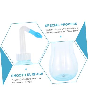 Nasal Cleaner for Adults - Portable Tea Kettle Plastic Cleaner Set for Sinus Rinse & Nose Flusher - Buy Online on SooperMarket.com