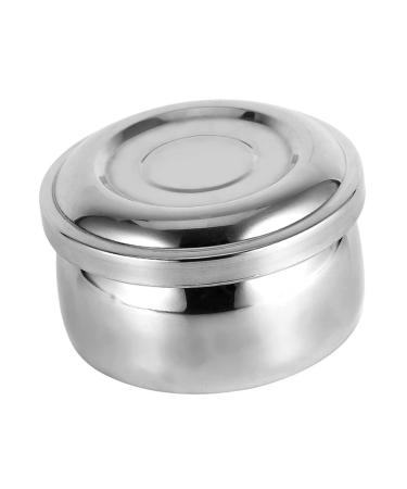 Bowl Razor cup for men 12 12 9 men wet shave soap cup bowl silver metal facial facial cleaning care razor tool with lid shaving shell shaving cups and