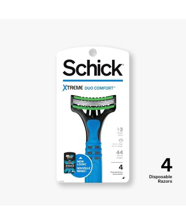 Buy Schick Xtreme 3 Eco Men's Disposable Razors - 4 Count (2 Pack) | Eco-Friendly & Comfortable Shaving - Global Shipping Available - Buy Online on SooperMarket.com
