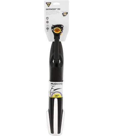 Topeak Defender M2 Rear Mountain Bike Mudguard Black | Durable Protection - Buy Online on SooperMarket.com
