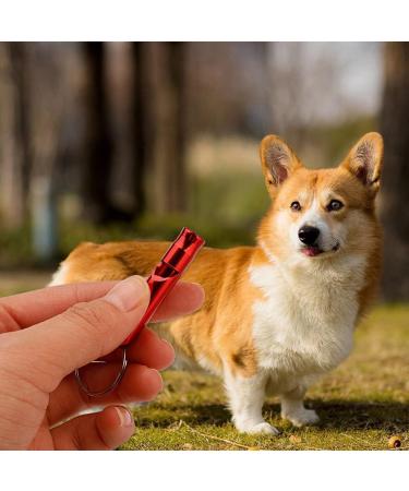 nuoshen 2 Pcs Dog Whistle Black Red Dog Training Whistle Dog Whistles for Recall and Pet Behavior Control - Buy Online on SooperMarket.com