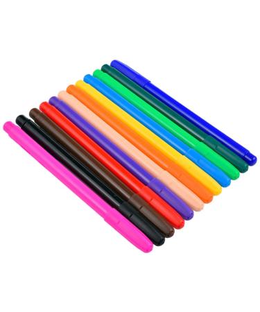 12/24 Pcs Edible Food Pens - Cuisine Coloring Pen Refreshments Color Markers | Cuisine Grade Icing Pens Food Refreshments Gourmet Writers Cake Coloring Markers for Stencils Stamping 6.96 Inches 12 PCS