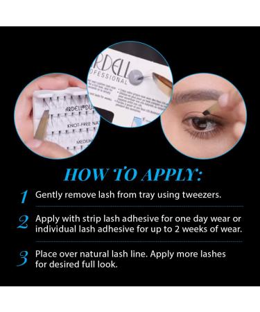 Ardell Individuals False Lashes Short Black 4 Pack - Natural Looking | Ardell Short Black Lashes - 4 Pack - Buy Online on SooperMarket.com