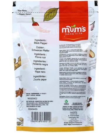 Mum's Premium Black Pepper Powder - 150g Ground Black Pepper - Buy Online on SooperMarket.com