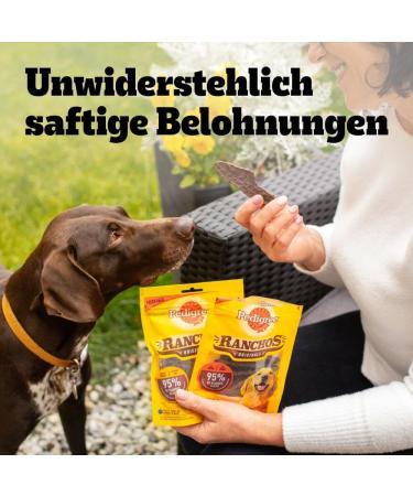 Buy Pedigree Ranchos Original Dog Snacks - 7 Pack (7x70g) | Soft Beef Treats for Small & Large Dogs - International Shipping Available - Buy Online on SooperMarket.com