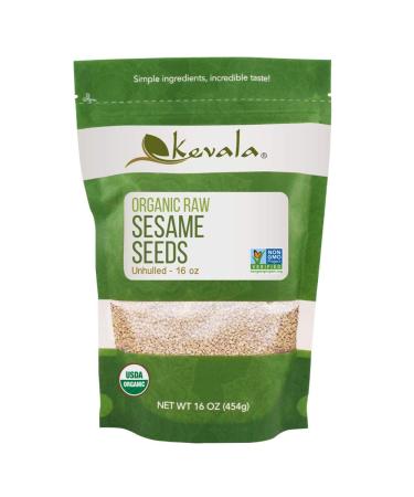 Kevala Organic Raw Sesame Seeds 1Lb