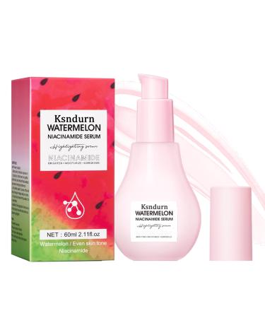 Watermelon Glow Moisturize Serum Ksndurn Watermelon Facial Essence - Lightweight Facial Serum & Priming Liquid Highlighter (60ml)