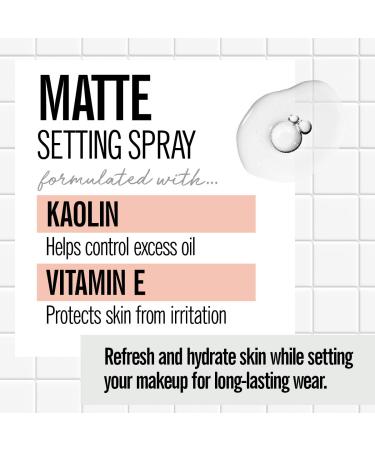 Valjean Labs Matte Makeup Setting Spray - Long-Lasting Matte Finish with Koalin & Vitamin E - Hydrating, Oil-Control Formula - Paraben & Cruelty Free - Made in USA (6 oz) - Buy Online on SooperMarket.com