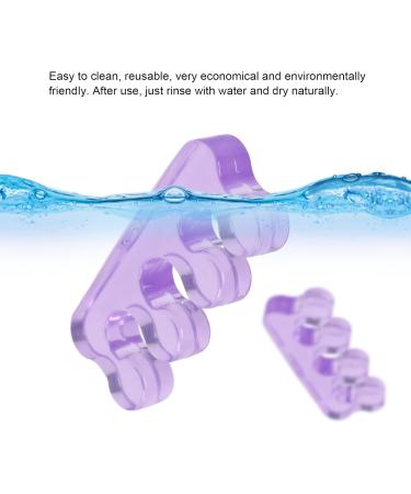 Pack of Purple Silica Gel Toe Separators Bunion & Hammer Toe Relief Stretchers | Best Toe Straighteners - Buy Online on SooperMarket.com