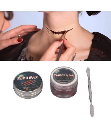 Buy Halloween SFX Makeup Kit | Bruise Makeup Scar Wax & Fake Blood for Safe & Stunning Special Effects - Buy Online on SooperMarket.com