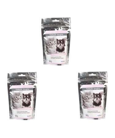 Alfavet Feligum Gingiva |3 pack |3 x 120 g |Supplementary feed for cats and small dogs |With willow bark extract and omega-3 fatty acids |Delicious soft chewing