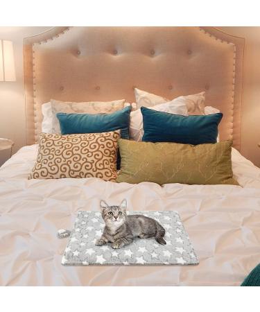 PUPTECK Self-Warming Cat Bed Mat | Anti-Slip Thermal Crate Pad for Cats and Dogs | Indoor/Outdoor Use | Stars Design - Buy Online on SooperMarket.com