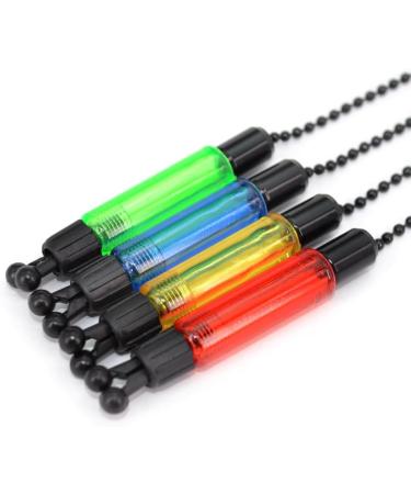 Carp Fishing Swinger Set with Bite Indicators - Red Yellow Blue & Green - 4 Pack for Accurate Fishing - Buy Online on SooperMarket.com