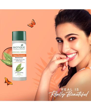 Biotique Morning Nectar Lotion SPF 30 - Lightening & Nourishing UVA/UVB Protection - Buy Online Internationally - Buy Online on SooperMarket.com