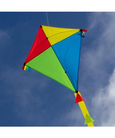 Cim Great Children's Dragons - Super Dragons Rainbow Eddy XL Kite for Kids 6+ | 90x98cm with 80m Line & Striped Tails - Perfect for Outdoor Fun! - Buy Online on SooperMarket.com
