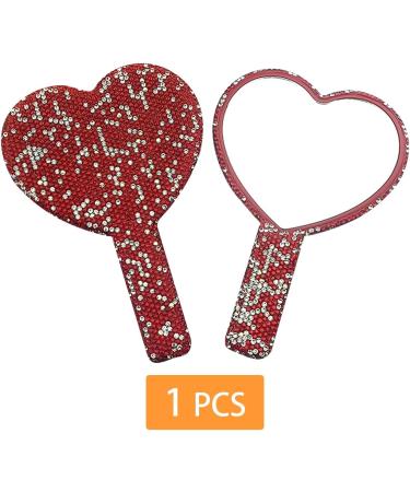 Traziewell Mirrors with Handle for Make Up Hair Cutting Tool Heart Shaped Handle Mirror for Daily Salon Barbers Red Heart Mirror JZ000322 Jz000322 Three Seats - Buy Online on SooperMarket.com