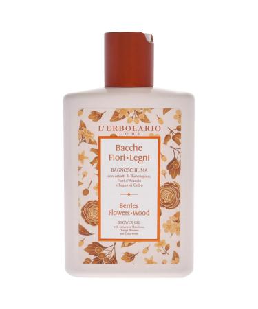L'Erbolario Berries Flowers Wood Shower Gel - Refreshing & Perfumed Body Wash - Gently Cleanses & Invigorates Skin - 8.4 oz - Buy Online on SooperMarket.com