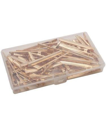 Qearl 2.36 Inch Alligator Hair Clips - 50 Pieces Gold Clips for DIY Bows - Salon & Baby Girls Accessories - Buy Online on SooperMarket.com