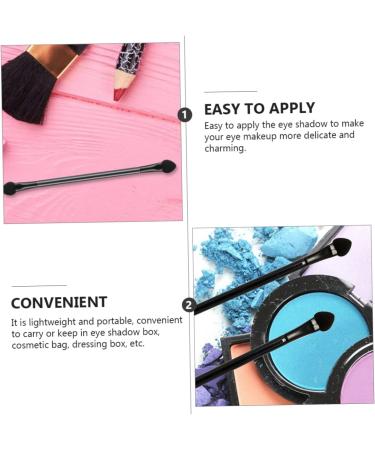 Baluue 90 Pcs Double Ended Eyeshadow Brush Sponges Makeup Cosmetic Tool Tipped Eye Black Artificial Fiber - Buy Online on SooperMarket.com