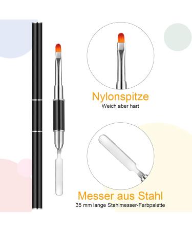 Metagio 100 Piece Dual Nail Forms Set - Gel & Acrylic Nail Extension Kit with Clips Dual-Ended Brush & Nail File - Perfect for International Shipping - Buy Online on SooperMarket.com