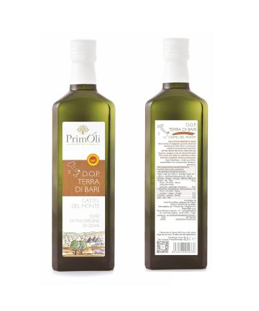 Primoli Cold-Pressed Olive Oil D.O.P. Terra di Bari - Intense Fruity Flavor Ideal for Pasta & Vegetables | 3x500ml - Authentic Italian Extra Virgin Olive Oil - Buy Online on SooperMarket.com