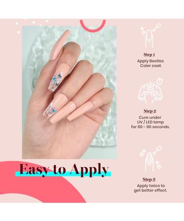 Beetles 15ml E-Sugar Donut Gel Polish - Neutral Brown Pink Color | Soak Off LED Gel for All Season | Natural Nail Lamp Polish - Buy Online on SooperMarket.com