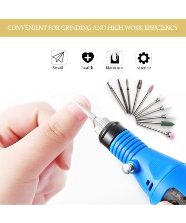 Set of 10 Nail Drills Nail Polish Machine Nail Care Tool Accessories (Grinding head set BH-01) - Buy Online on SooperMarket.com
