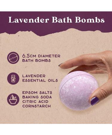 Purple Canyon Spa Gift Box for Women - Relaxing Lavender Stress Relief | All Natural | 6 Piece Set - Buy Online on SooperMarket.com