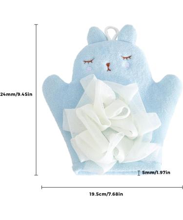 puzzlegame Kid Bath Sponge | Bath Scrubber Body Wash Towel | Gentle Body Wash Sponge Kid Body Wash Sponge Children's Bath Towel Sponge Gentle Children's Body Wash Sponge Blue - Buy Online on SooperMarket.com