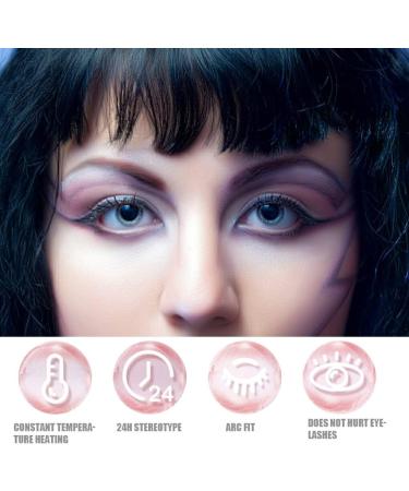 kawehiop Eyelash Heating Curler Portable Electric Hand Held 40 Eyelashes Extension Clip Battery Operated Makeup Curling Girls - Buy Online on SooperMarket.com