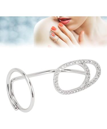 Fingernail Rings Women Exquisite Fashionable Finger Nail Cover Rings Nail Art Decoration Finger Nail Rings Vintage Nail Cover Rings Index Finger Nail Jewelry Decorations Ornament for(3043 Platinum) - Buy Online on SooperMarket.com