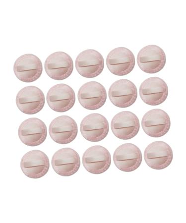 NOLITOY 20pcs Powder Puff Body Wipes Makeup Powder Pad Beauty Sponge Sponges for Face Foundation Pad Face Cleaning Wipes Make up Sponge Pink Child Flannel Girl Applicator 1 Count (Pack of 1) Pink