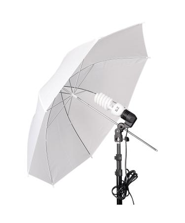 Emart Umbrella Lighting Kit for Photography Studio, 200W 5500K Photo Light Reflector for Video Lighting, Continuous Lighting, Camera Portrait Shooting Daylight 1 Pack