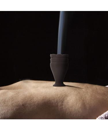Porcelain Moxa Box for Acupuncture Therapy | Moxibustion Burner for Pain Relief | Household Massage Tool for Neck & Waist - Buy Online on SooperMarket.com