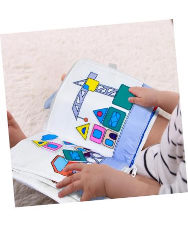 Buy Abaodam 4-Piece Functional Book Travel Toys - Interactive Busy Books for Toddlers & Babies - Soft Fabric Educational Toys - Buy Online on SooperMarket.com