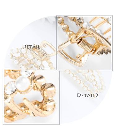 Buy Runmi Pearl & Crystal Hair Clips - Stylish Hair Accessories for Women & Girls (2 Pack) - International Shipping Available - Buy Online on SooperMarket.com