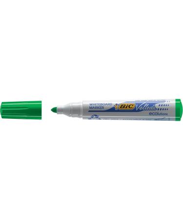 BIC 1701 Whiteboard Marker Velleda ECOlutions Box of 12 - Green Round Tip 1.4 mm Line Width | International Shipping Available - Buy Online on SooperMarket.com