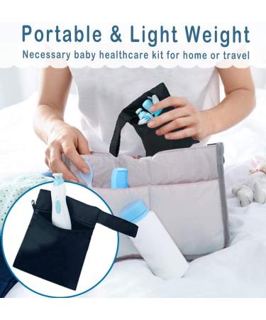 Artibear 18-in-1 Baby Healthcare & Grooming Kit - Portable Nursery Care Set with Electric Nails Clipper (Blue) for Newborn Boy & Girl - Buy Online on SooperMarket.com