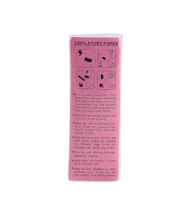 100 Sheet Depilatory Paper Strips - Professional Disposable Hair Removal Tool - Buy Online on SooperMarket.com
