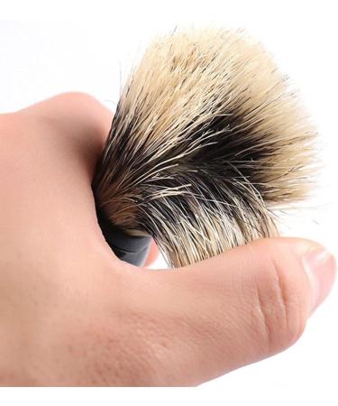 Buy Men's Back Razor Set - 4pcs Ultra-Soft Bristle Shave Brush & Handle - Perfect for Inner Shaving - Silver Spitz Roof Design - Buy Online on SooperMarket.com