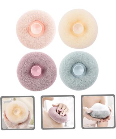 NOLITOY 4pcs Bath Ball Set | Exfoliating Loofahs & Body Scrubbers for Shower | Skin Cleaning & Bathing Essentials - Buy Online on SooperMarket.com