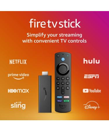 Certified Refurbished Fire TV Stick with Alexa Voice Remote (includes TV controls), HD streaming device