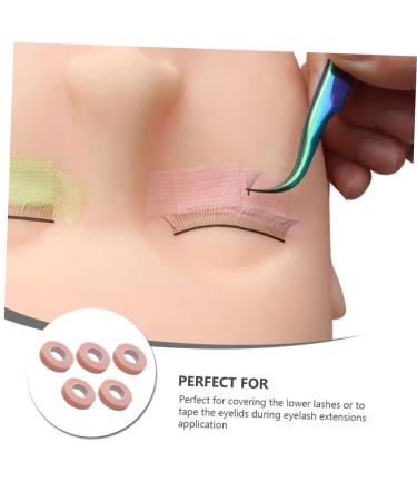 Beavorty Eyelash Tape - 5 Rolls Non-Woven Elastic Eye Patch for Lash Extensions & Hair Care | Pink Adhesive Fabric - Buy Online on SooperMarket.com