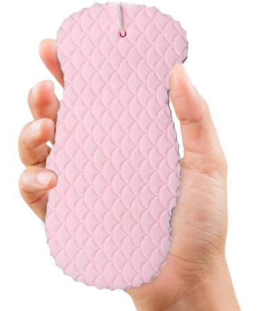 Super Soft Exfoliating Bath Sponge - Spa Scrub for Dead Skin Removal Skin-Friendly & Reusable Shower Sponge for Adults Babies & Pregnant Women - Buy Online on SooperMarket.com